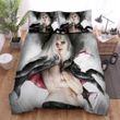 Halloween Vampire Girl Topless Artwork Bed Sheets Spread Duvet Cover Bedding Sets