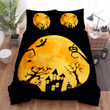 Halloween, Bat, Creepy Artwork Bed Sheets Spread Duvet Cover Bedding Sets