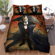 Halloween Vampire Angry Count Dracula Bed Sheets Spread Duvet Cover Bedding Sets