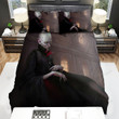Halloween Vampire Count Dracula Portrait Painting Bed Sheets Spread Duvet Cover Bedding Sets