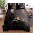Halloween Vampire Count Dracula Portrait Painting Bed Sheets Spread Duvet Cover Bedding Sets