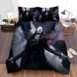 Halloween Vampire Count Dracula With His Wings Artwork Bed Sheets Spread Duvet Cover Bedding Sets