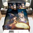 Halloween, Witch, Cooking Their Soup Artwork Bed Sheets Spread Duvet Cover Bedding Sets