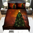 Light Christmas Tree In House Bed Sheets Spread Duvet Cover Bedding Sets