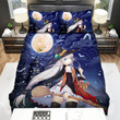 Halloween, Witch, On The Road To Her Home Bed Sheets Spread Duvet Cover Bedding Sets