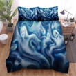 Halloween Spooky Ghosts All Over Bed Sheets Spread Duvet Cover Bedding Sets