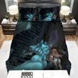 Halloween Little Girl Ghost And A Boy Bed Sheets Spread Duvet Cover Bedding Sets