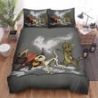 Halloween Cats In Different Forms Bed Sheets Spread Duvet Cover Bedding Sets