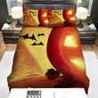 Spider, Halloween, Spider Web And Pumpkin Bed Sheets Spread Duvet Cover Bedding Sets