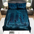 Halloween Scary Ghost Ladies In Dark Forest Bed Sheets Spread Duvet Cover Bedding Sets
