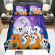 Halloween Spooky Ghosts Having Good Time Bed Sheets Spread Duvet Cover Bedding Sets