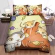 Halloween Cute Kittens Playing With Jack O Lantern Bed Sheets Spread Duvet Cover Bedding Sets