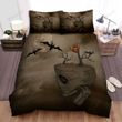 Halloween Skull Island 3d Digital Art Bed Sheets Spread Duvet Cover Bedding Sets