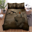 Halloween Skull Island 3d Digital Art Bed Sheets Spread Duvet Cover Bedding Sets
