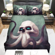Halloween Skull With Octopus Limbs Bed Sheets Spread Duvet Cover Bedding Sets