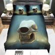 Halloween One-Eyed Skull Illustration Bed Sheets Spread Duvet Cover Bedding Sets
