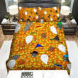 Halloween Adorable Jack-O-Lantern Pattern Bed Sheets Spread Duvet Cover Bedding Sets