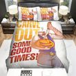Halloween Jack-O-Lantern Carve Out Some Good Times Bed Sheets Spread Duvet Cover Bedding Sets