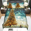 She Looking At Giant Christmas Tree Bed Sheets Spread Duvet Cover Bedding Sets