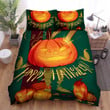 Happy Halloween With Cartoon Jack-O-Lantern Bed Sheets Spread Duvet Cover Bedding Sets