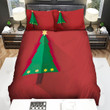 The Simple Christmas Tree With Stars Bed Sheets Spread Duvet Cover Bedding Sets