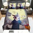 Halloween Cute Werewolf Trick Or Treat Bed Sheets Spread Duvet Cover Bedding Sets