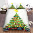 The Paint Of Green Christmas Tree Bed Sheets Spread Duvet Cover Bedding Sets