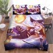 Halloween, Witch, The Curve Of Her Broom Bed Sheets Spread Duvet Cover Bedding Sets
