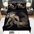 Halloween Beautiful Werewolf Illustration Bed Sheets Spread Duvet Cover Bedding Sets