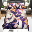 Halloween, Witch, Witch And Her Pink Wand Bed Sheets Spread Duvet Cover Bedding Sets
