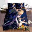 Halloween, Witch, Sitting In A Weapon Room Bed Sheets Spread Duvet Cover Bedding Sets