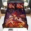 Halloween, Witch, They Have Scary Pets Witch Bed Sheets Spread Duvet Cover Bedding Sets