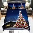 Christmas Tree Of A Small House Bed Sheets Spread Duvet Cover Bedding Sets