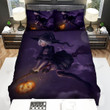 Halloween, Witch, Looks So Sad Bed Sheets Spread Duvet Cover Bedding Sets