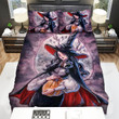 Halloween, Witch, Witch Has Horns Bed Sheets Spread Duvet Cover Bedding Sets