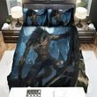 Halloween Werewolf On Top Of A House Bed Sheets Spread Duvet Cover Bedding Sets
