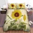 Sunflower Vintage Art Bed Sheets Spread  Duvet Cover Bedding Sets
