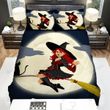 Halloween, Witch, Hello From Witch Bed Sheets Spread Duvet Cover Bedding Sets