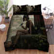 Halloween, Witch, Beautiful Witch With Short Hairs Bed Sheets Spread Duvet Cover Bedding Sets