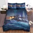 Frigate, Artwork The Battle Ship Bed Sheets Spread Duvet Cover Bedding Sets