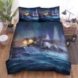 Frigate, Artwork The Battle Ship Bed Sheets Spread Duvet Cover Bedding Sets