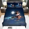 Halloween, Witch, The Smile Of Black Witch Bed Sheets Spread Duvet Cover Bedding Sets