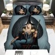 Halloween, Witch, Sitting On Her Tights Bed Sheets Spread Duvet Cover Bedding Sets