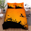 Halloween, Witch, The Orange Sky Art Bed Sheets Spread Duvet Cover Bedding Sets