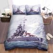 Frigate, Through The Ice Field Bed Sheets Spread Duvet Cover Bedding Sets
