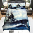 Frigate, Navy Force Art Bed Sheets Spread Duvet Cover Bedding Sets