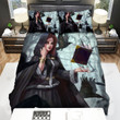 Halloween, Witch, Witch In Her Hood Bed Sheets Spread Duvet Cover Bedding Sets
