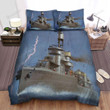 Frigate, Thunder At Sea Bed Sheets Spread Duvet Cover Bedding Sets