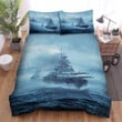 Frigate, Battle Ship Moving Fast Bed Sheets Spread Duvet Cover Bedding Sets