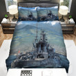 Frigate, Behind The Ship Bed Sheets Spread Duvet Cover Bedding Sets